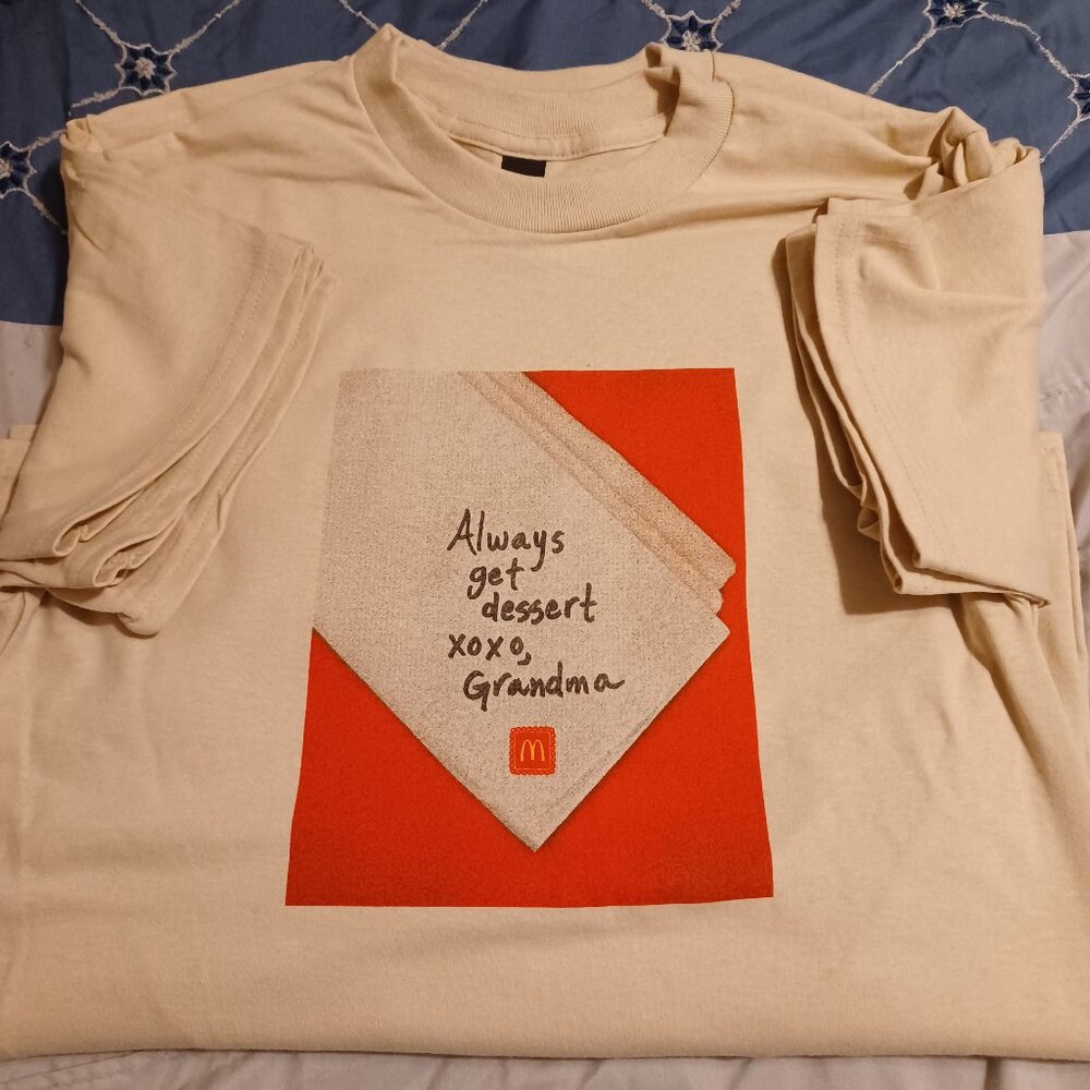 McDonald's Grandma McFlurry T Shirts